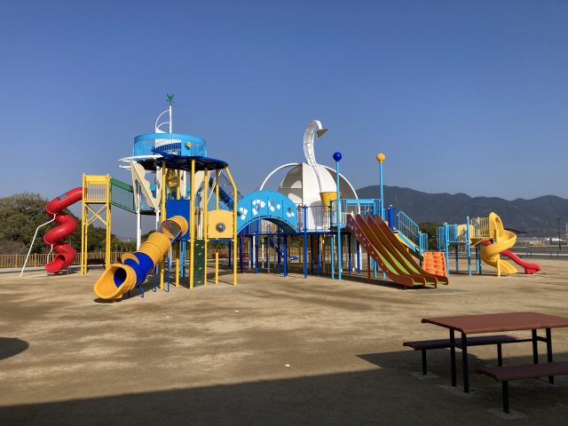 曽根東 臨海スポーツ公園の遊具が完成!