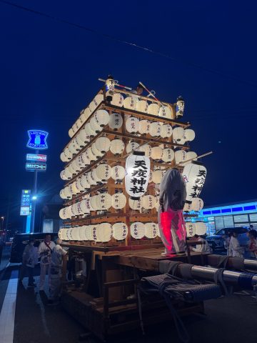 【地元愛】200年続く伝統の灯。下曽根「提灯山」巡行に参加しました!